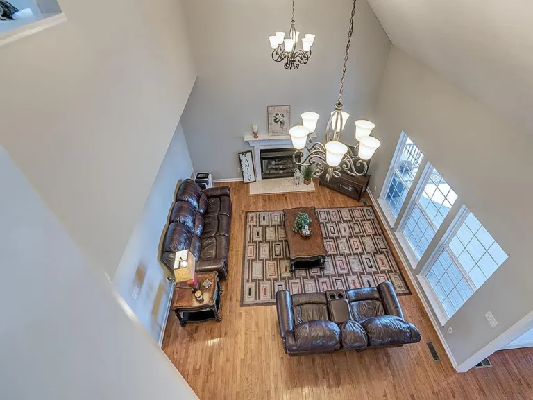 Living room top view